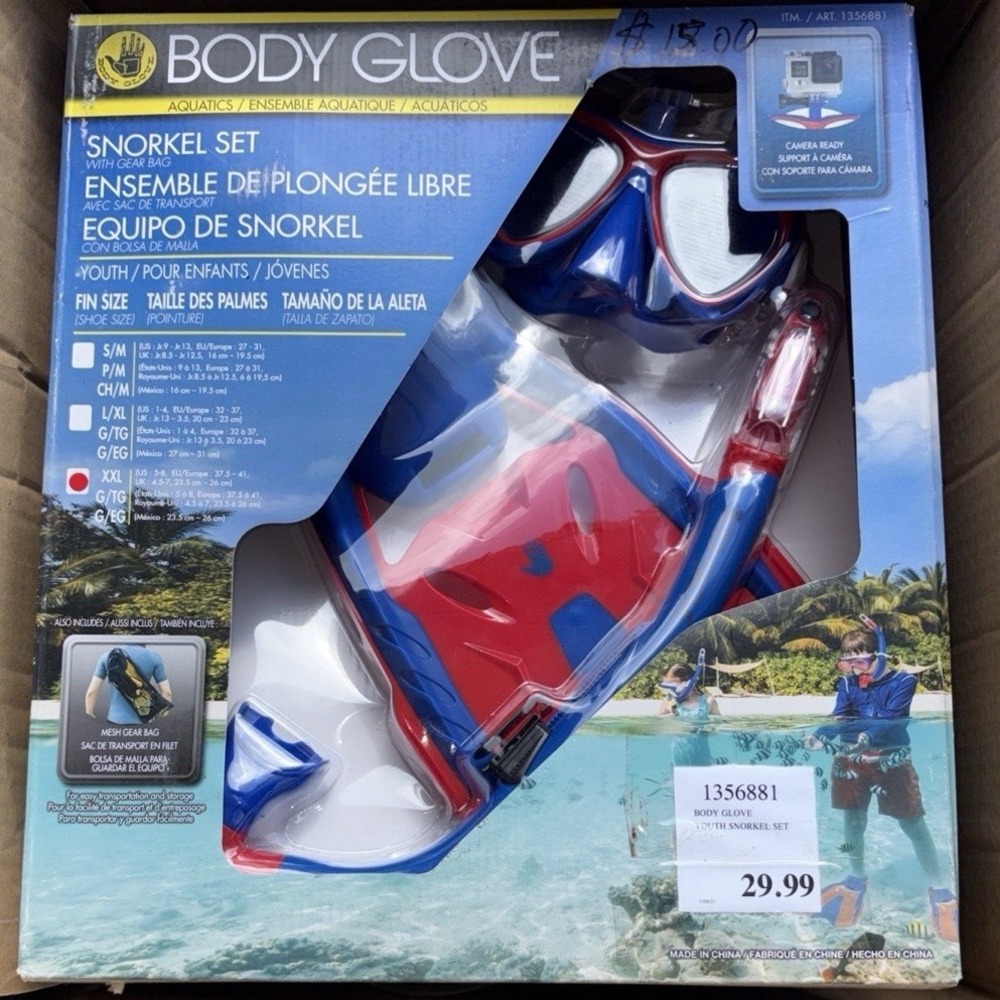 Body Glove Youth Snorkel Set Mask & Snorkel Model/MPN 1356881